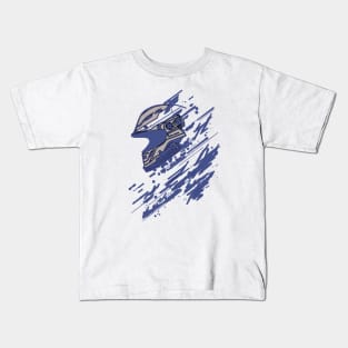 Anime racing helmet Kids T-Shirt